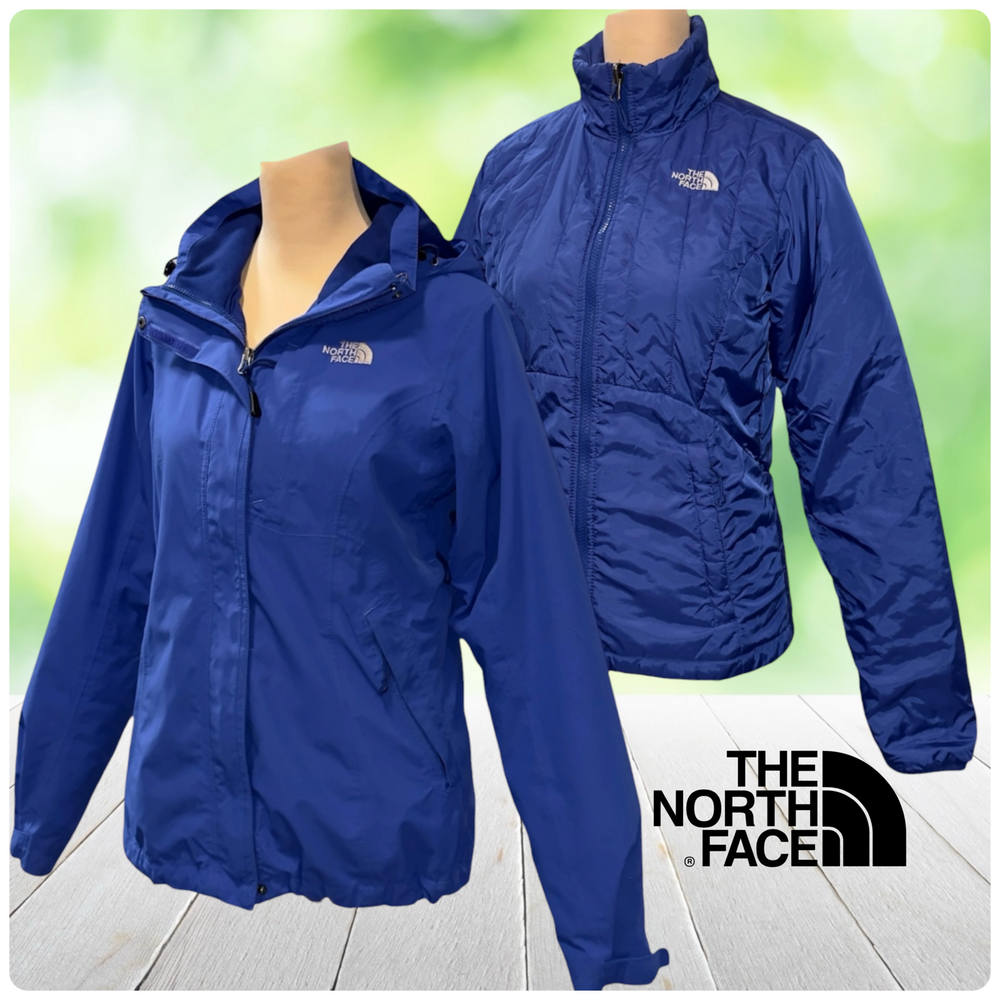 THE NORTH FACE Carto Triclimate 3-in-1 DryVent Insulated Jacket Blue Size XS